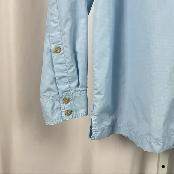 Koppen Large No Fly Zone Insect Repellent Fishing Hiking Camping Button Down Top - Picture 3 of 10